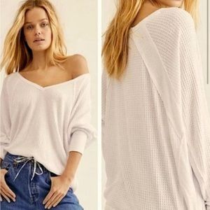 Free People Santa Clara Thermal Top New